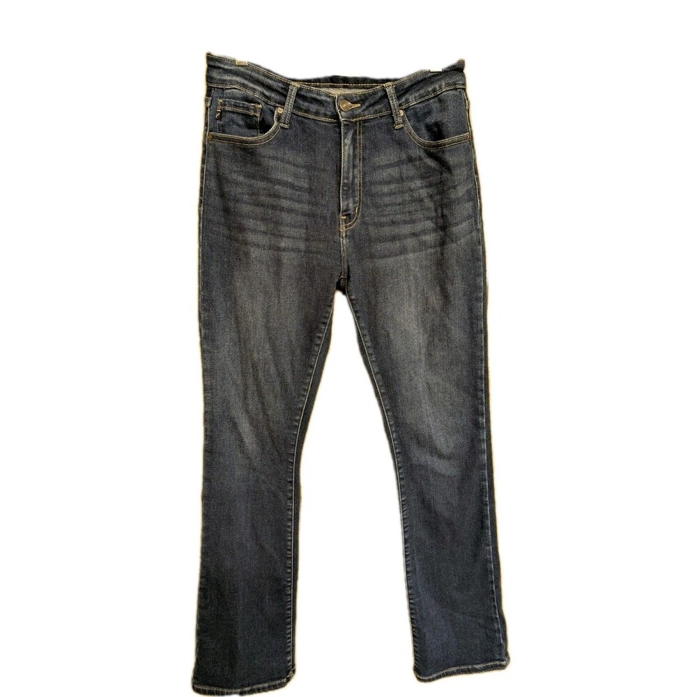 KanCan Jeans Womens 11/29 Mid Rise Stretch Dark Wash Denim Preppy City Casual